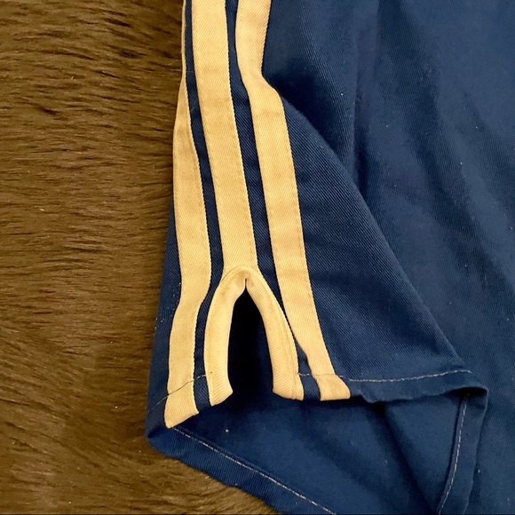 Adidas Vintage Shorts Blue Soccer Running Track 36-38 - Picture 3 of 10